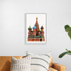 "St. Basil's Cathedral, Russian Famous Landmark"