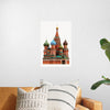 "St. Basil's Cathedral, Russian Famous Landmark"