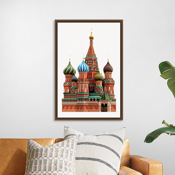 "St. Basil's Cathedral, Russian Famous Landmark"