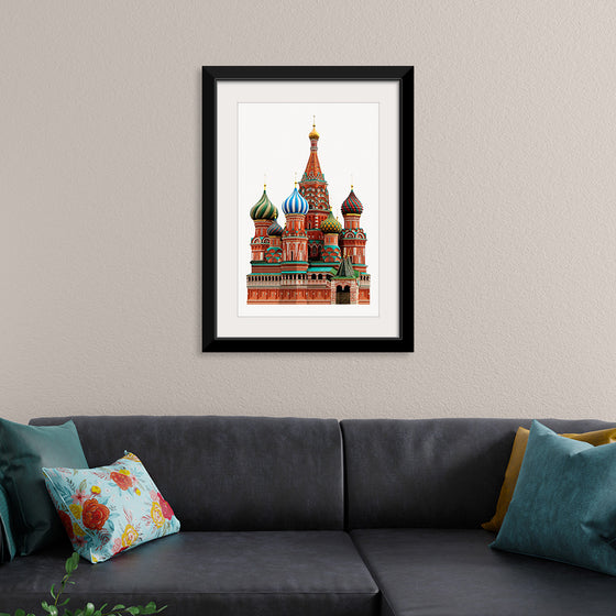 "St. Basil's Cathedral, Russian Famous Landmark"