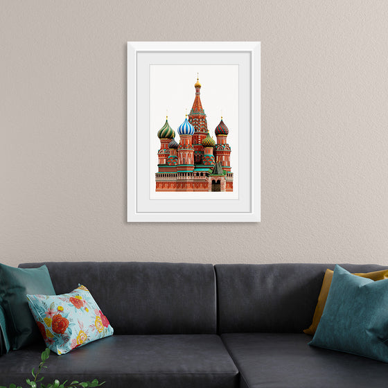 "St. Basil's Cathedral, Russian Famous Landmark"