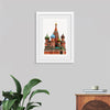 "St. Basil's Cathedral, Russian Famous Landmark"