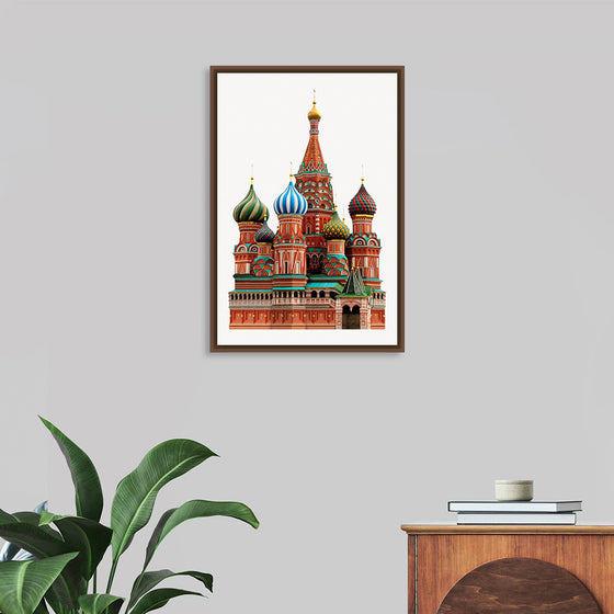 "St. Basil's Cathedral, Russian Famous Landmark"