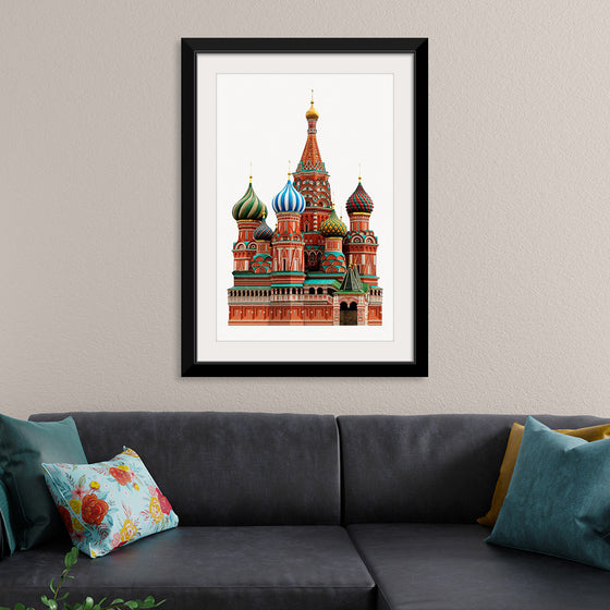 "St. Basil's Cathedral, Russian Famous Landmark"