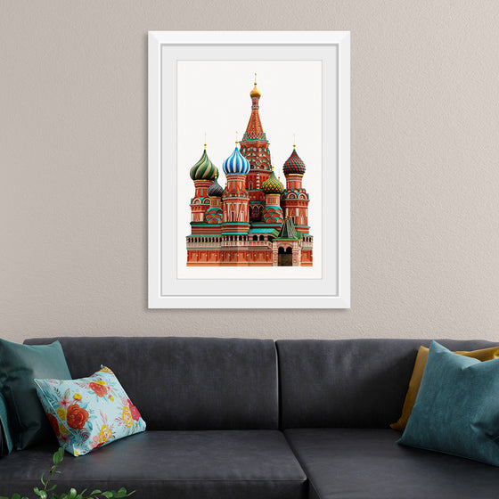 "St. Basil's Cathedral, Russian Famous Landmark"