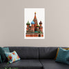 "St. Basil's Cathedral, Russian Famous Landmark"