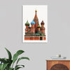 "St. Basil's Cathedral, Russian Famous Landmark"