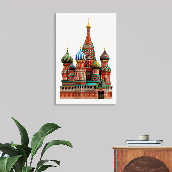 "St. Basil's Cathedral, Russian Famous Landmark"