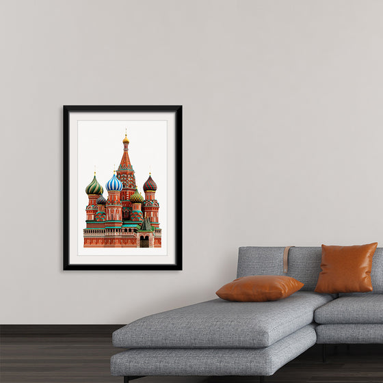 "St. Basil's Cathedral, Russian Famous Landmark"