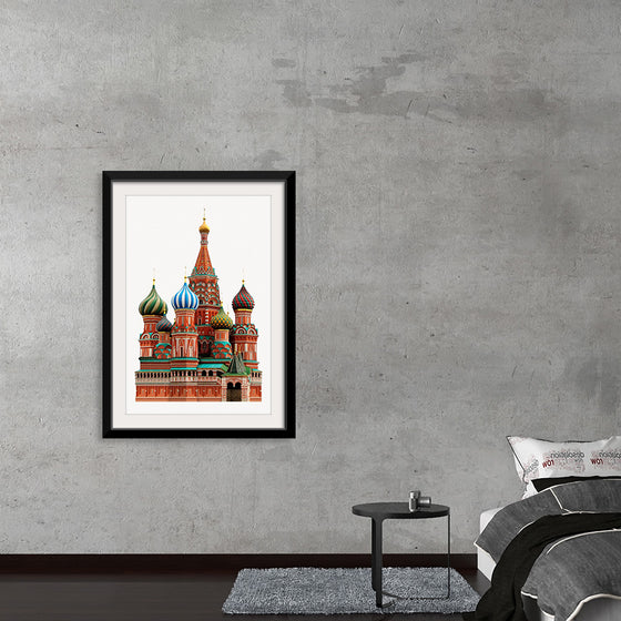 "St. Basil's Cathedral, Russian Famous Landmark"