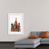 "St. Basil's Cathedral, Russian Famous Landmark"