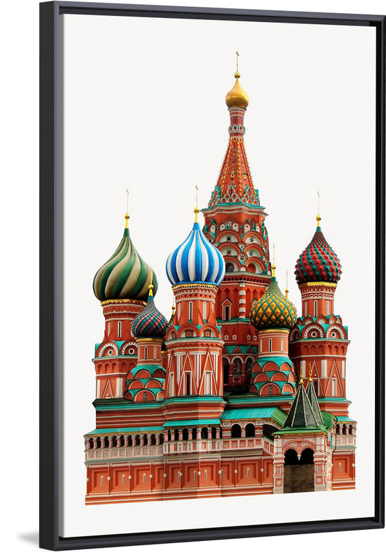 "St. Basil's Cathedral, Russian Famous Landmark"