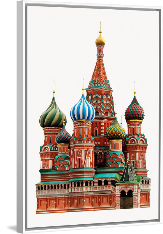 "St. Basil's Cathedral, Russian Famous Landmark"