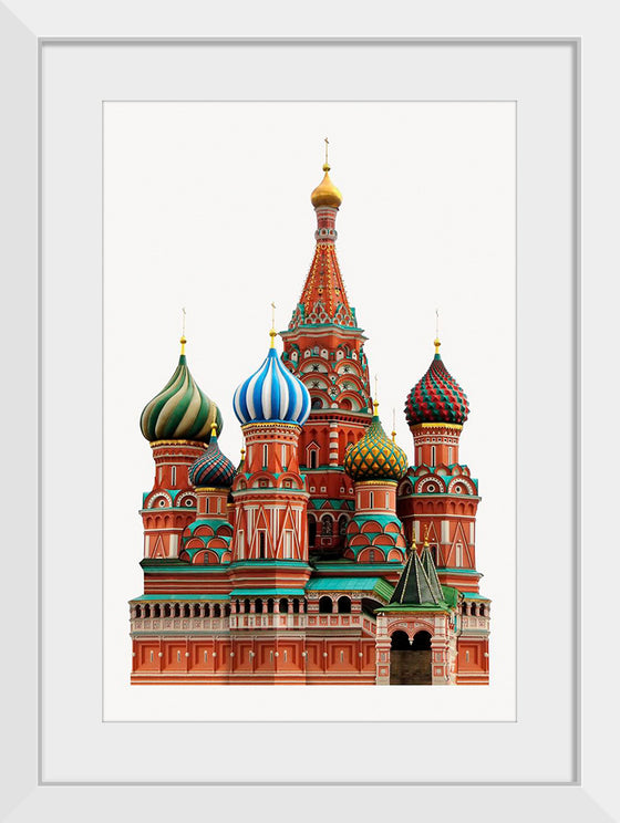 "St. Basil's Cathedral, Russian Famous Landmark"