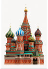 "St. Basil's Cathedral, Russian Famous Landmark"