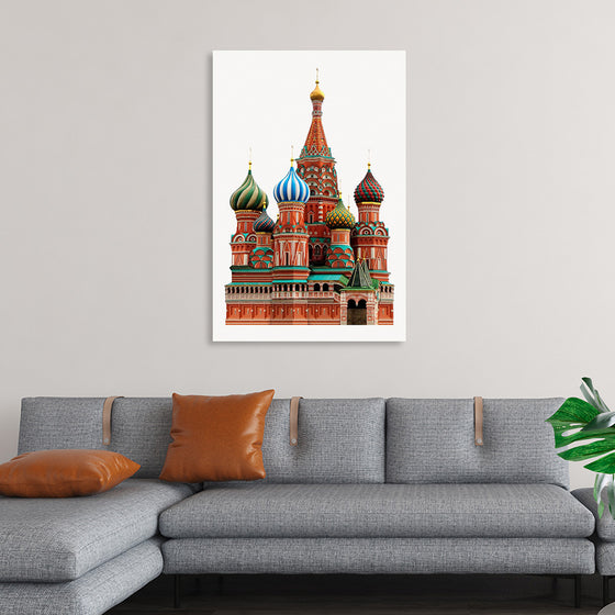 "St. Basil's Cathedral, Russian Famous Landmark"