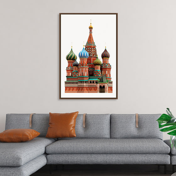 "St. Basil's Cathedral, Russian Famous Landmark"