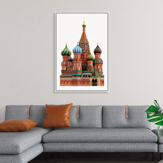 "St. Basil's Cathedral, Russian Famous Landmark"