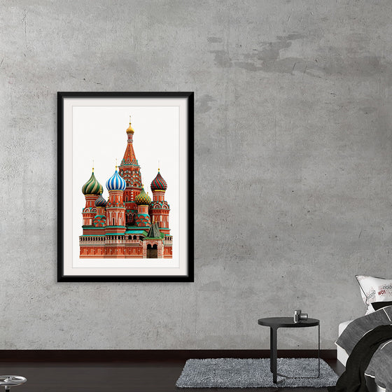 "St. Basil's Cathedral, Russian Famous Landmark"