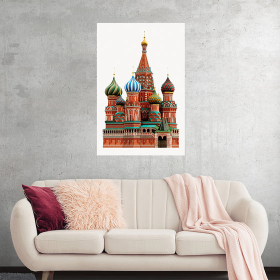 "St. Basil's Cathedral, Russian Famous Landmark"