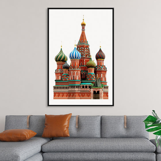 "St. Basil's Cathedral, Russian Famous Landmark"