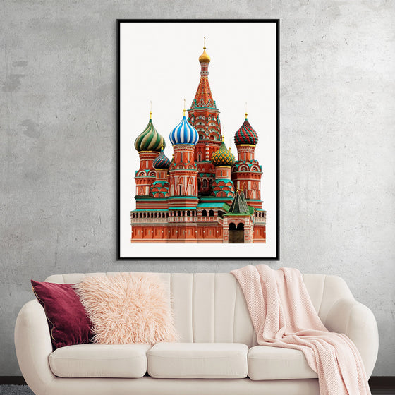 "St. Basil's Cathedral, Russian Famous Landmark"