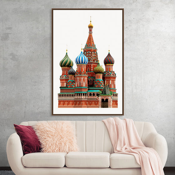 "St. Basil's Cathedral, Russian Famous Landmark"