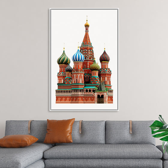 "St. Basil's Cathedral, Russian Famous Landmark"