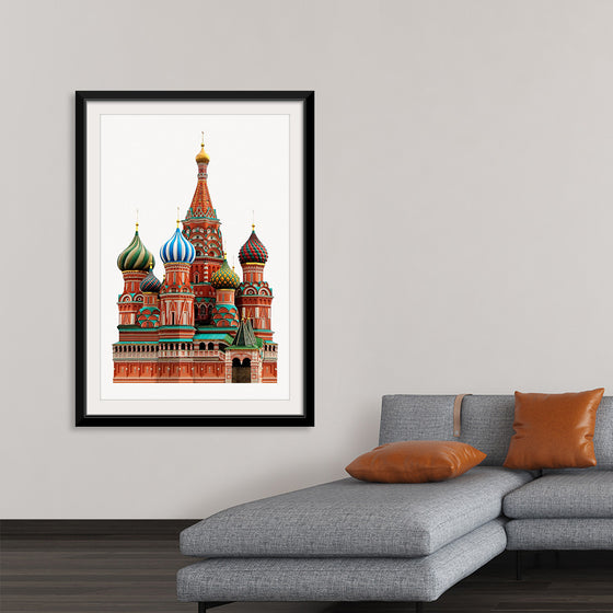 "St. Basil's Cathedral, Russian Famous Landmark"