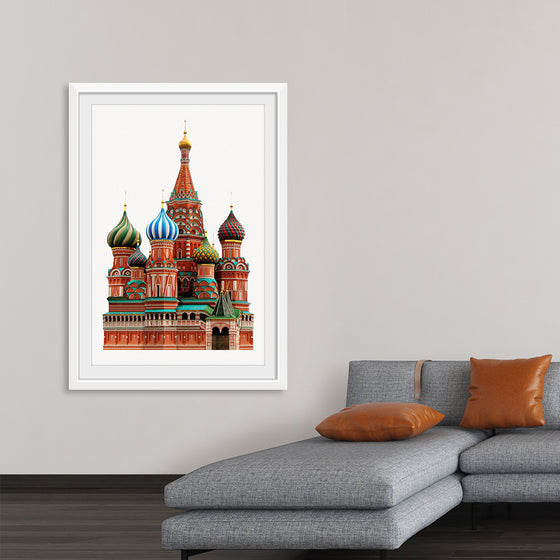 "St. Basil's Cathedral, Russian Famous Landmark"