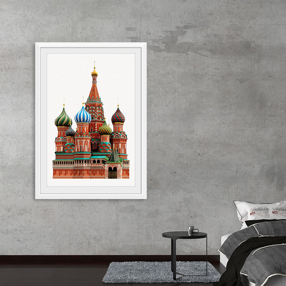 "St. Basil's Cathedral, Russian Famous Landmark"