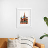 "St. Basil's Cathedral, Russian Famous Landmark"