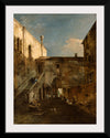 "A Venetian Courtyard", Francesco Guardi