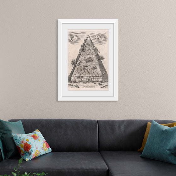 "Speculum Romanae Magnificentiae: Pyramid of Caius Cestius"