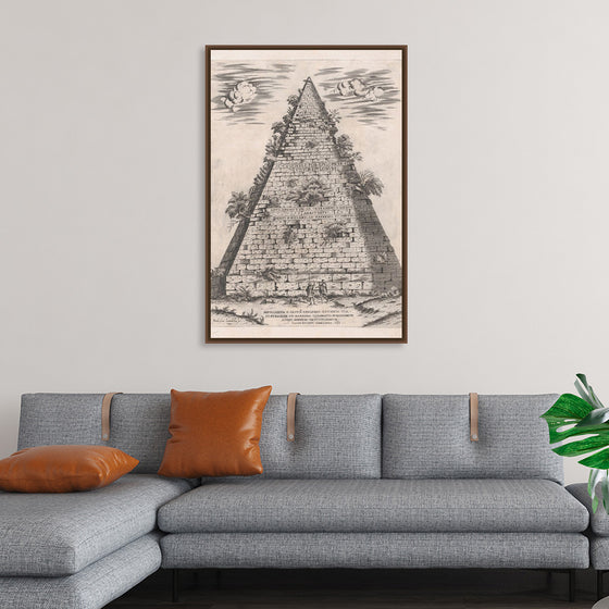 "Speculum Romanae Magnificentiae: Pyramid of Caius Cestius"