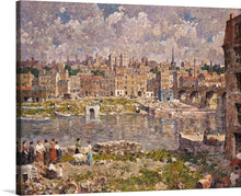  Step into a world where the past and present merge, with Robert Spencer’s masterpiece, “The Other Shore.” This exquisite print captures a timeless scene of life by the river, where every brushstroke brings to life the intricate dance of light and shadow. The artwork’s rich textures and delicate hues invite viewers into a serene landscape that is both nostalgic and vibrant.