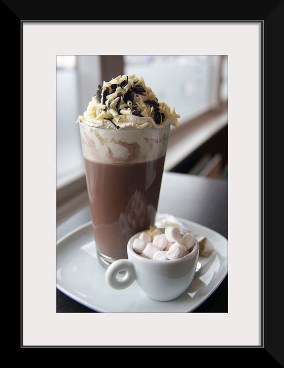 "Chocolate Drink and Whipped Cream"