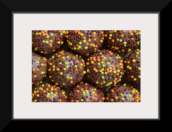 "Chocolate Balls with Sprinkles"