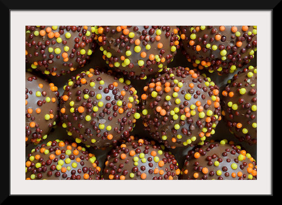 "Chocolate Balls with Sprinkles"