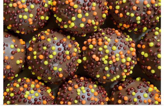 "Chocolate Balls with Sprinkles"