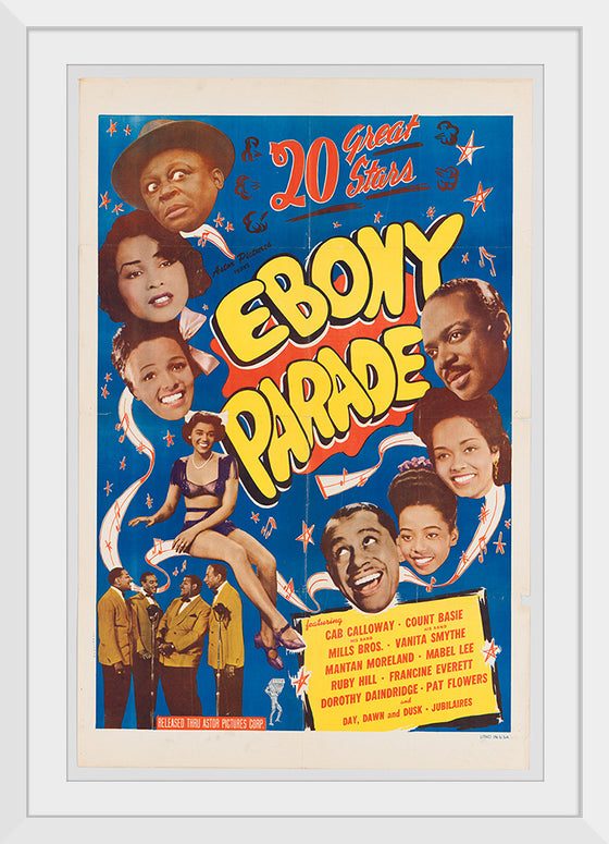 "Ebony Parade Movie Poster"