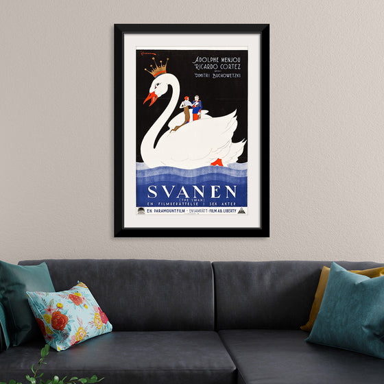 "The Swan Swedish Film Poster (1925)", Eric Rohman