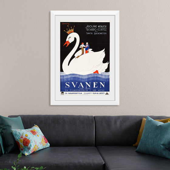 "The Swan Swedish Film Poster (1925)", Eric Rohman