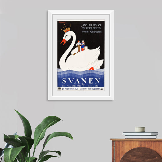 "The Swan Swedish Film Poster (1925)", Eric Rohman