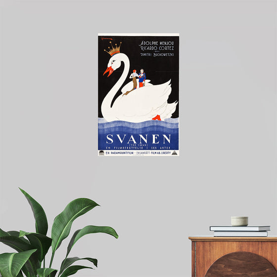 "The Swan Swedish Film Poster (1925)", Eric Rohman