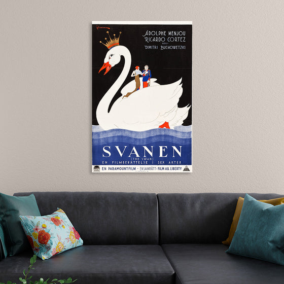 "The Swan Swedish Film Poster (1925)", Eric Rohman