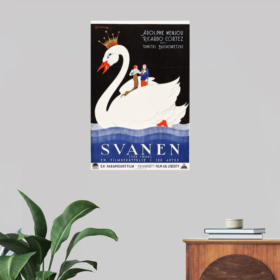 "The Swan Swedish Film Poster (1925)", Eric Rohman