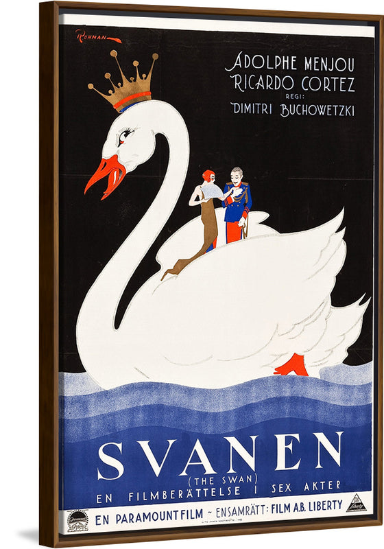 "The Swan Swedish Film Poster (1925)", Eric Rohman