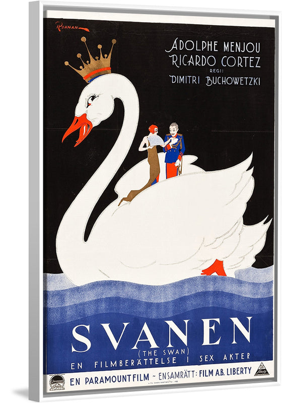 "The Swan Swedish Film Poster (1925)", Eric Rohman