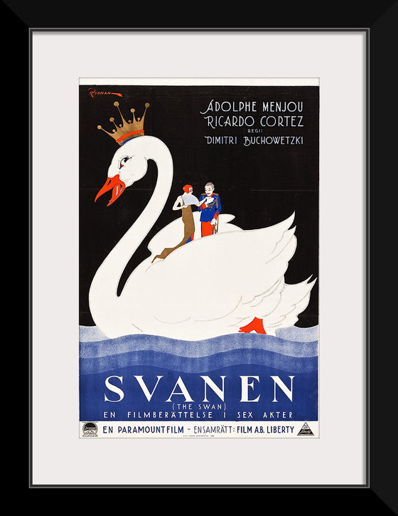 "The Swan Swedish Film Poster (1925)", Eric Rohman